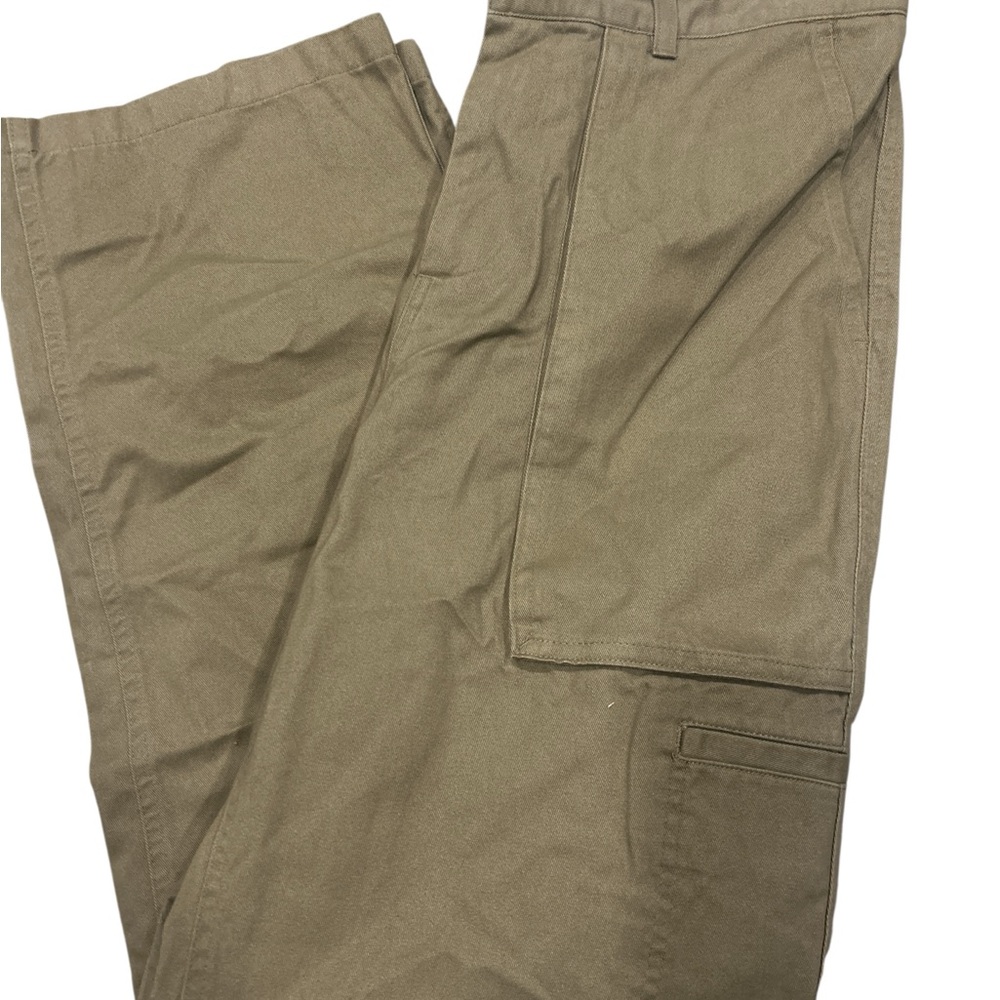 Mode of One Relaxed Fit Straight Leg Pants Army Brown  Mens 32
